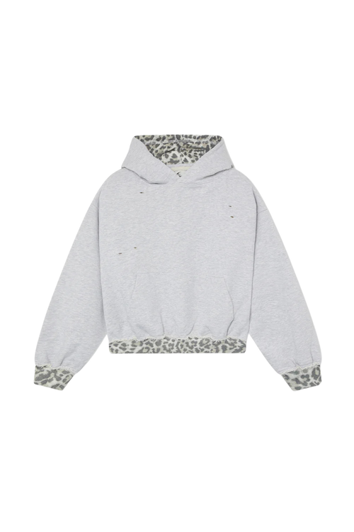 Leo Grey Melange Hoodie