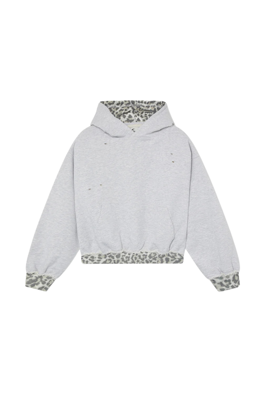Leo Grey Melange Hoodie
