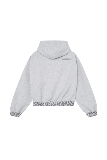 Leo Grey Melange Hoodie